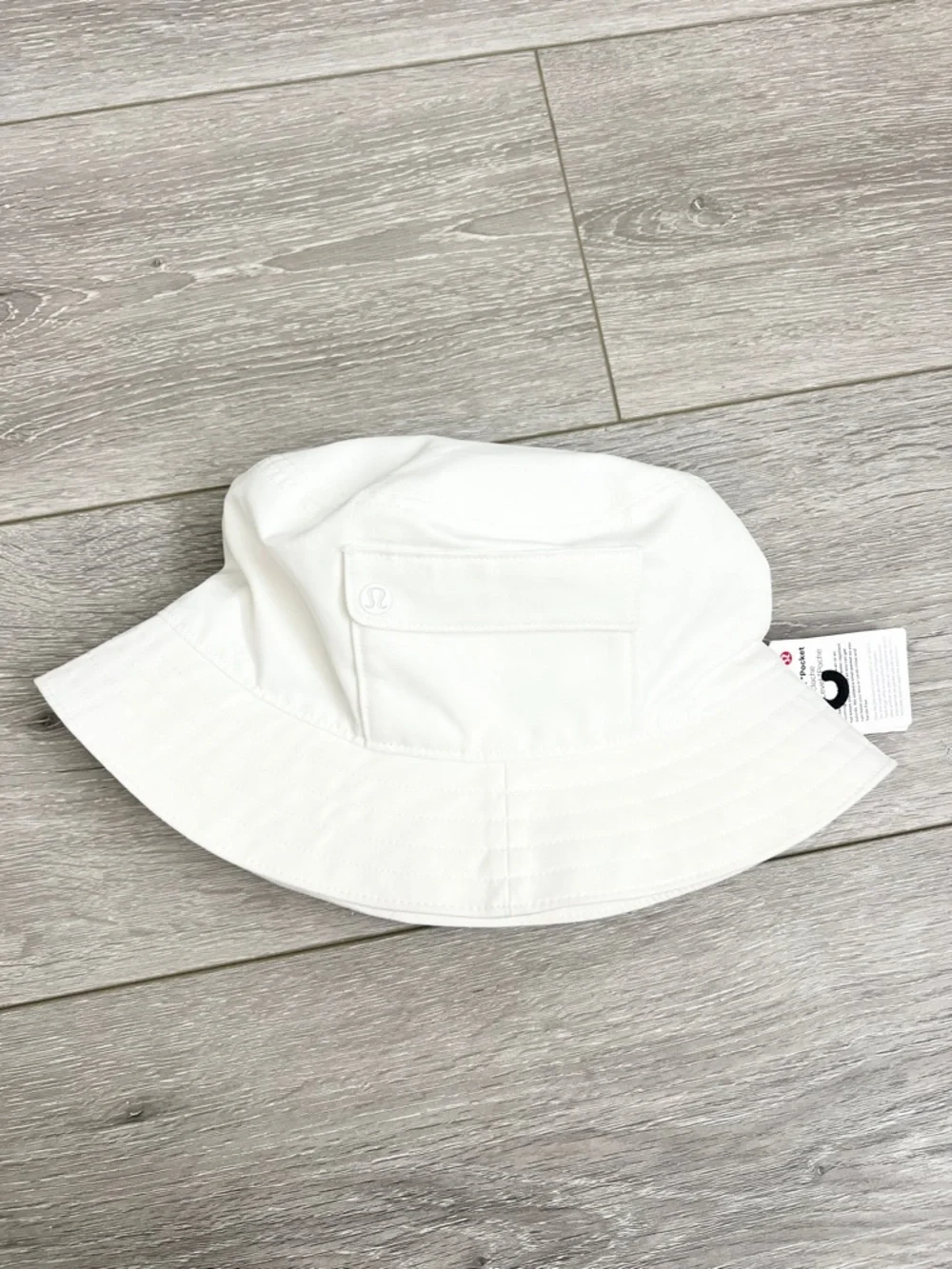 Lululemon | On My Level Bucket Hat with Pocket White NWT - Unisex M/L - Picture 7 of 8